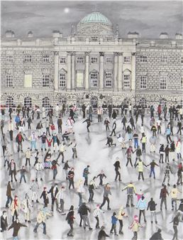 Ice Skating at Somerset House - Emma Haworth