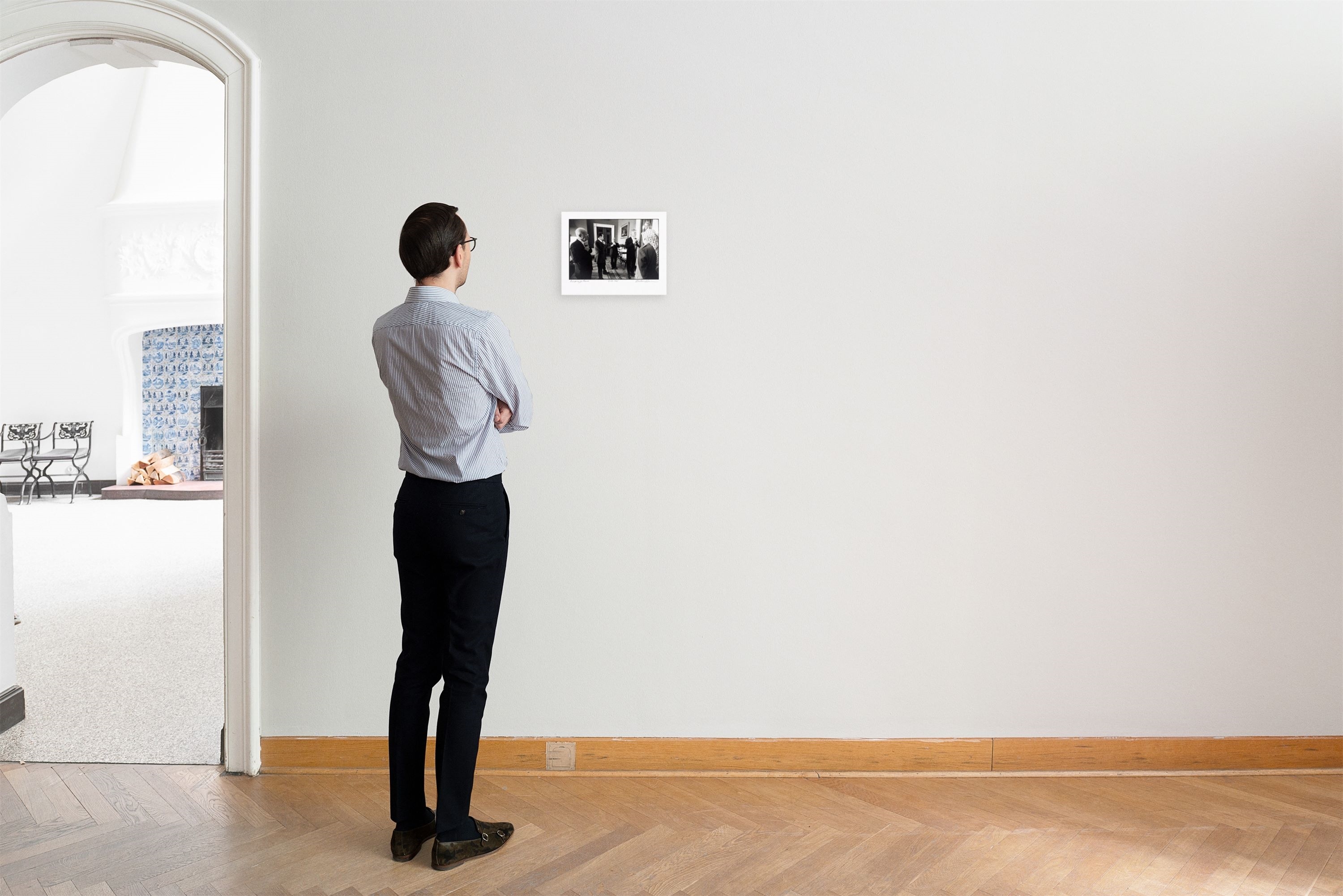 Artwork by Barbara Kinney, ”Preparing for Peace”., Made of Gelatin silver print