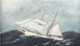 PORTRAIT OF A BRIGANTINE - William Stobbs