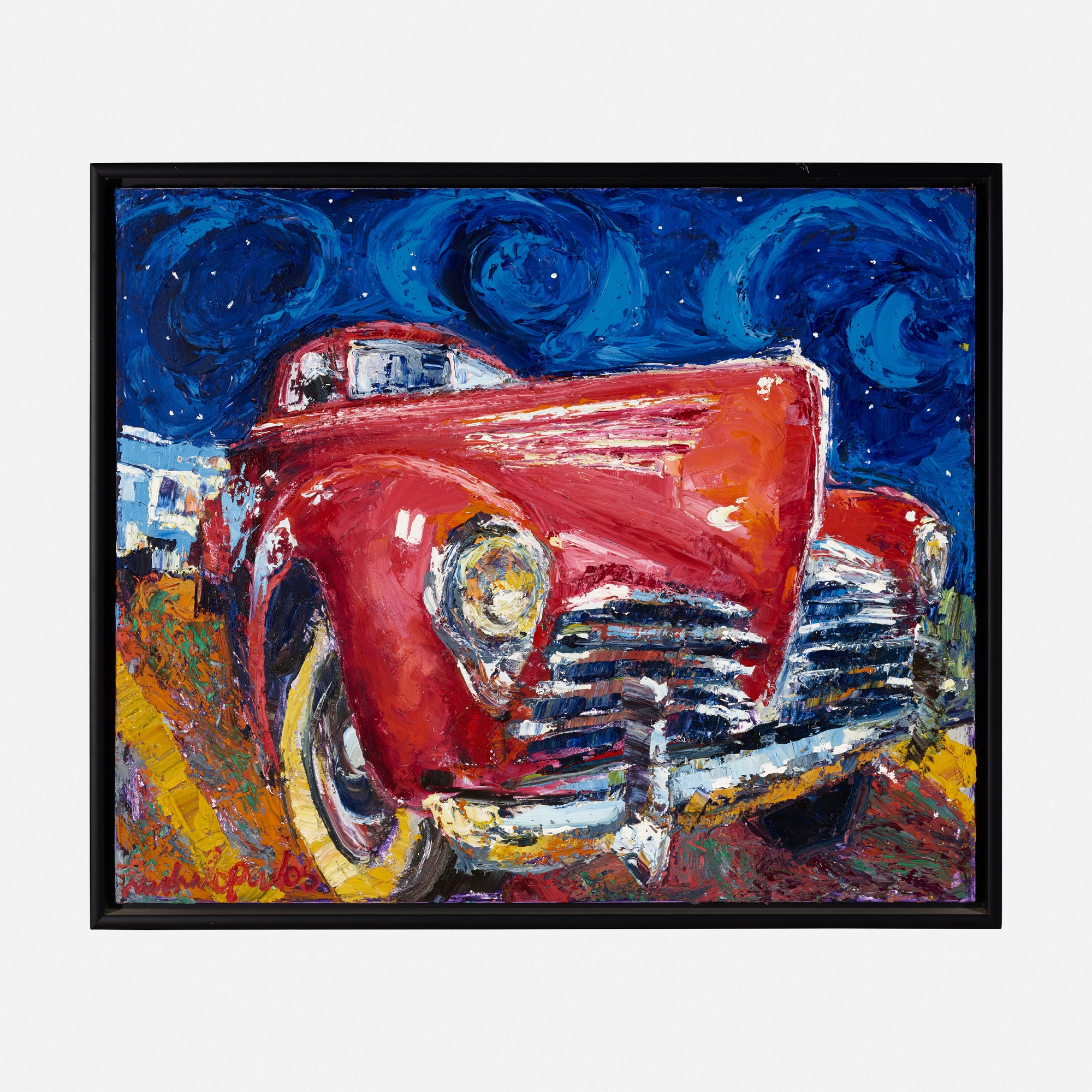 Artwork by James Michalopoulos, Red Crank, Made of oil on canvas