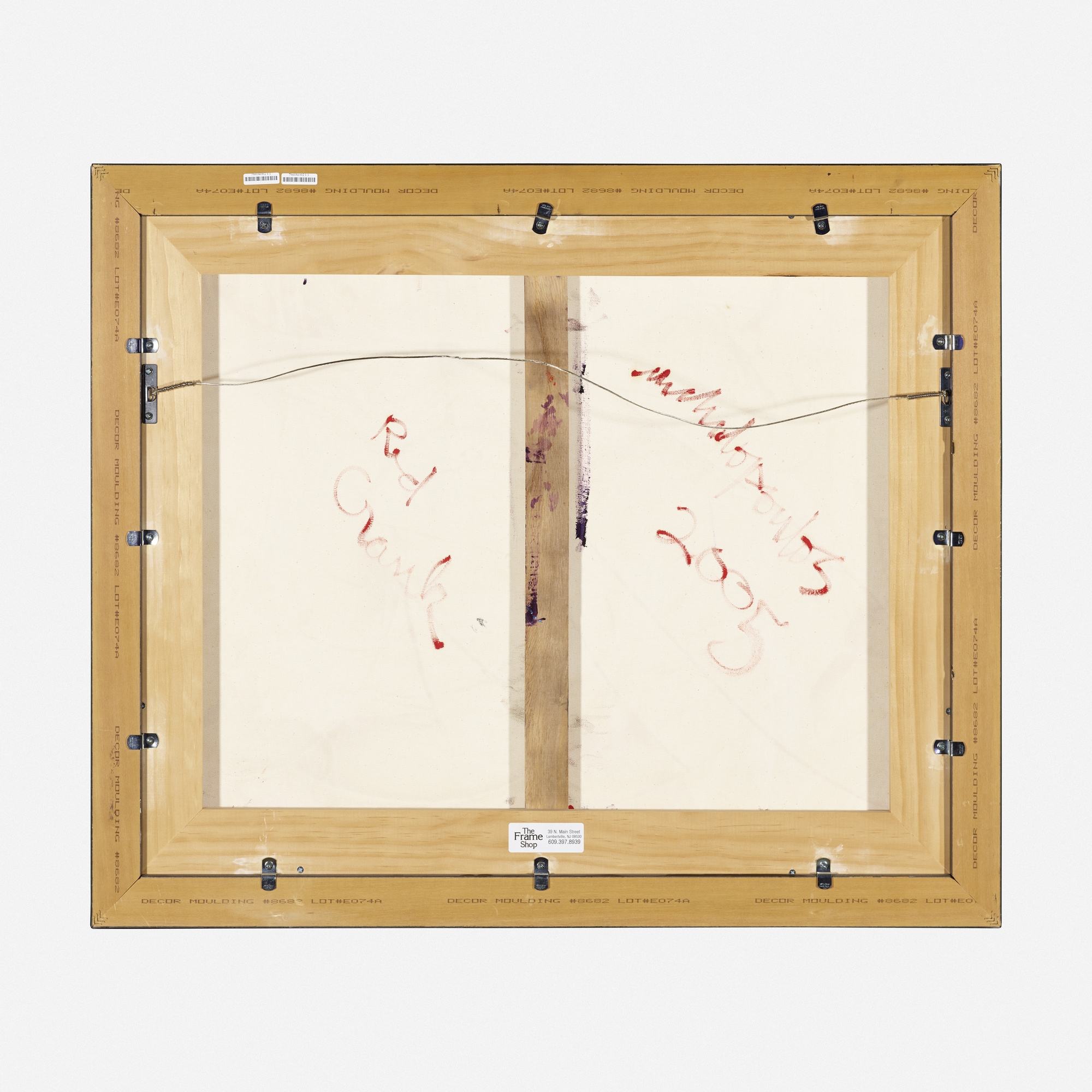 Artwork by James Michalopoulos, Red Crank, Made of oil on canvas