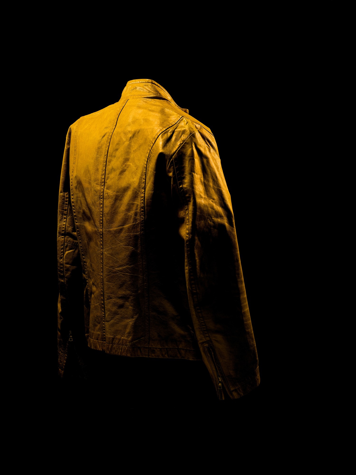 Artwork by Wong Kar-wai, Heartbreak Tango - Yellow Jacket 傷心探戈 – 黃皮衣, Made of mixed media