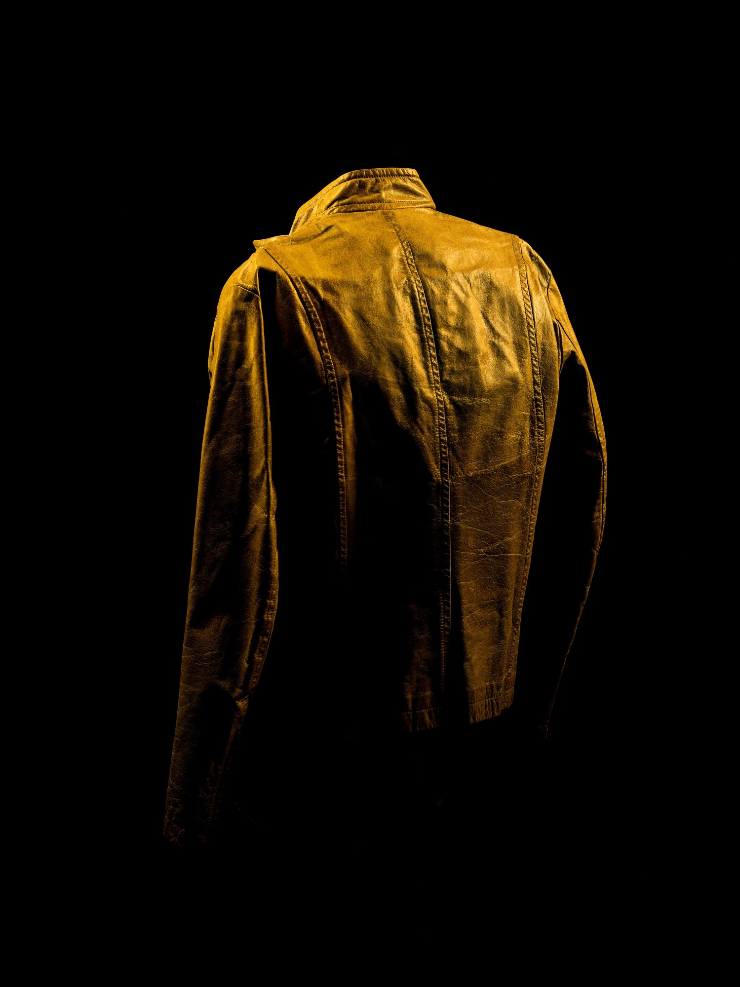 Artwork by Wong Kar-wai, Heartbreak Tango - Yellow Jacket 傷心探戈 – 黃皮衣, Made of mixed media