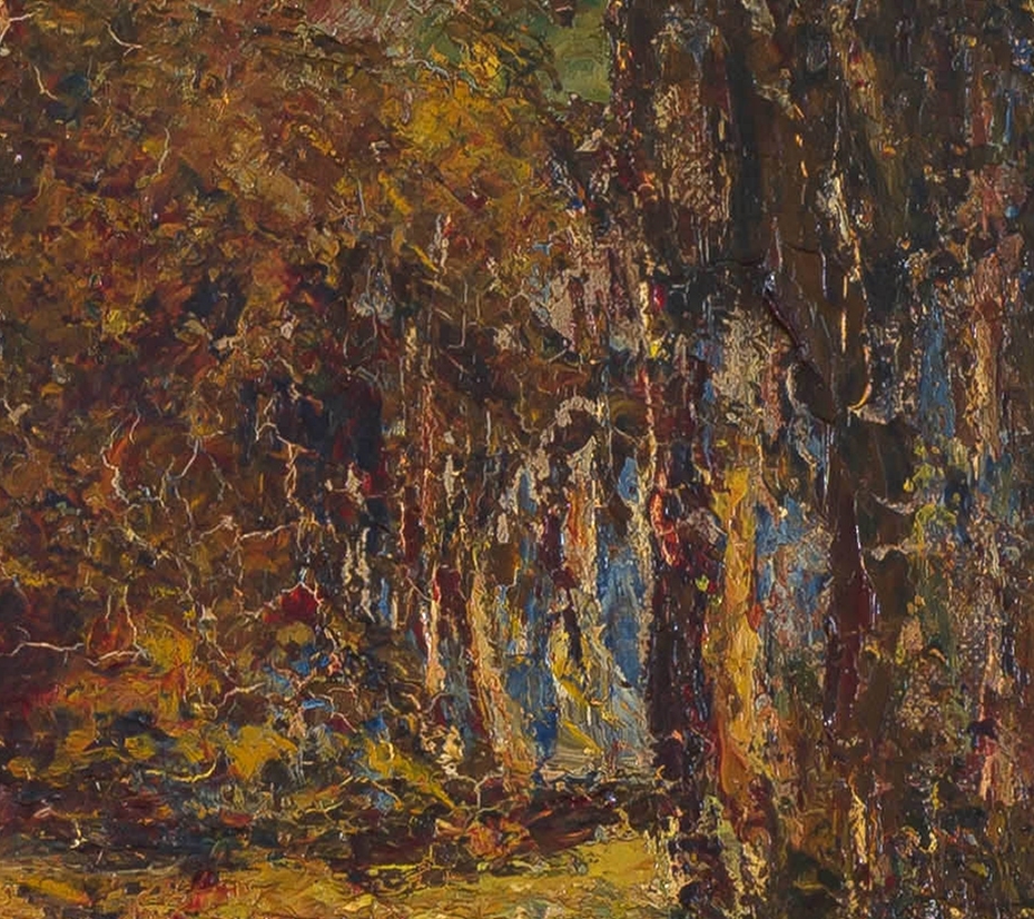 Artwork by James Charles Middleton, River Landscape, Made of oil on canvas