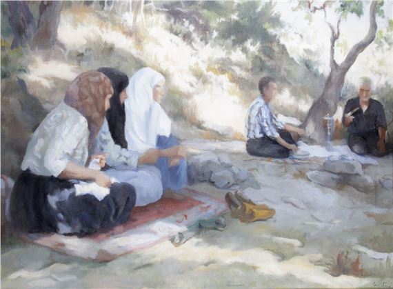 Village scene in Morocco by Gen Luis