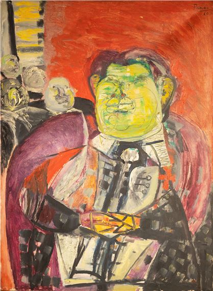 El personaje". Serie de Los Cerdos by Leopoldo Presas, 1960