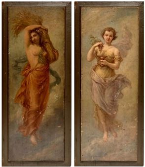 Summer and autumn - Jean-Baptiste-François Arnaud-Durbec