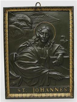 Reliefplatte "Johannes der Evangelist" - Wilhelm August Stilarsky