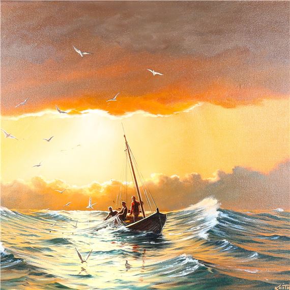 Keith English | St Ives fishing boat | MutualArt