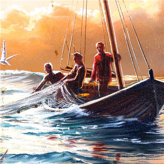 Keith English | St Ives fishing boat | MutualArt
