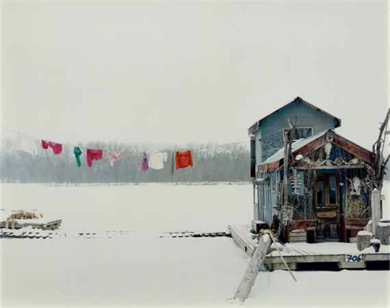 Peter's Houseboat, Winona, Minnesota by Alec Soth, 2002