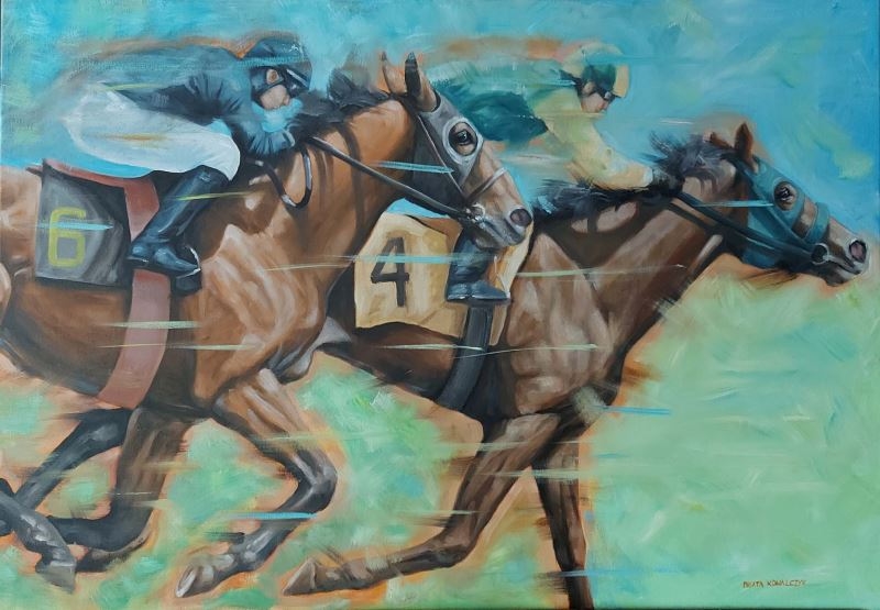 Beata Kowalczyk | HORSE RACE III (2021) | MutualArt