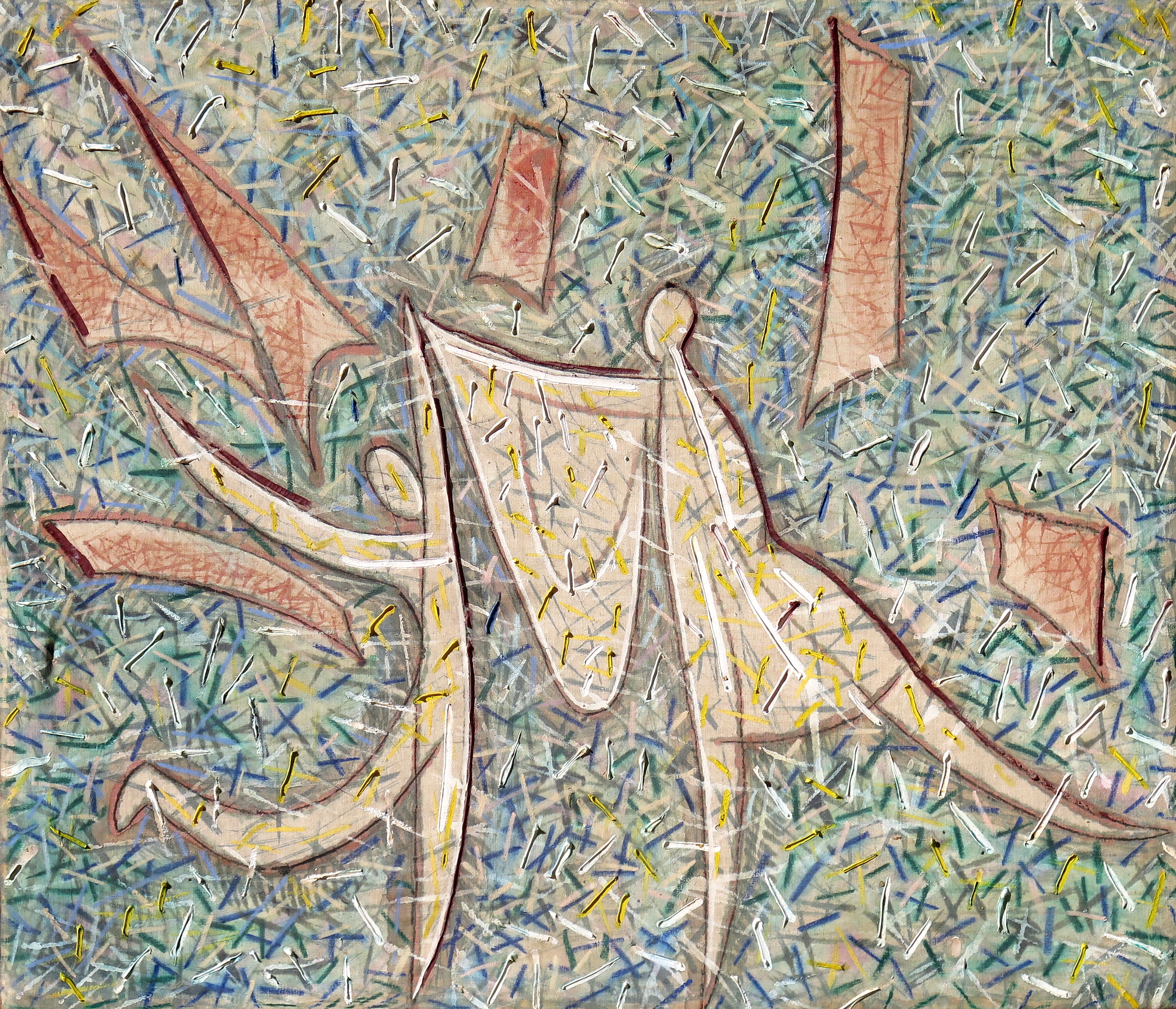 Artwork by Igor Vladimirovich Korti, Pantonīma, Made of mixed media on canvas