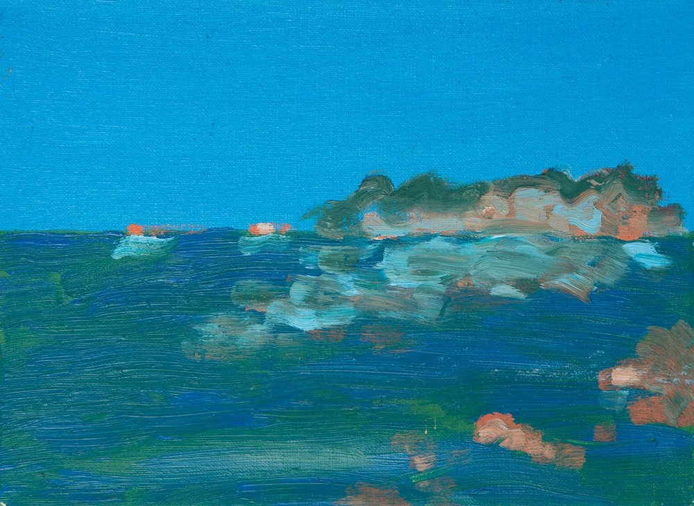 Artwork by Tomasz Ciecierski, Dejawue, Made of oil, collage/canvas