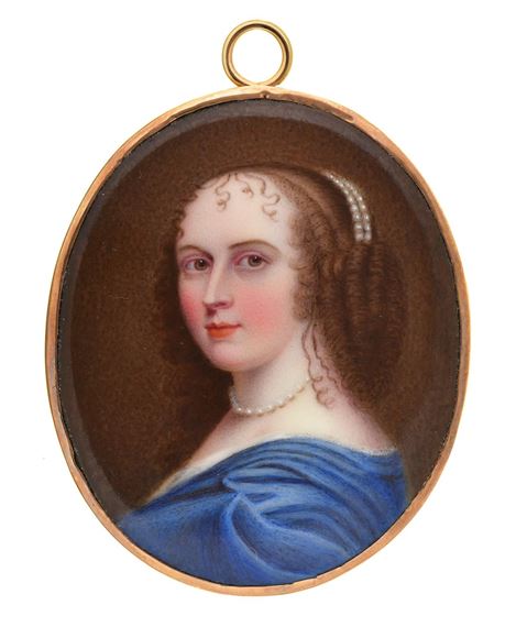 HRH Princess Elizabeth from Petitot's in the King's Collection of the Ninon de L'enclos - William Bate