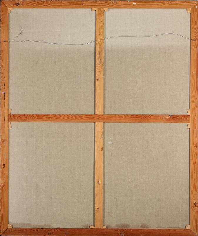 Artwork by Hanne Ilsøe Nielsen, Composition, Made of Oil on canvas