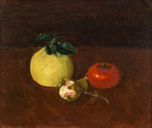 Winter day, small piece by Kishida Ryusei, 1928-29