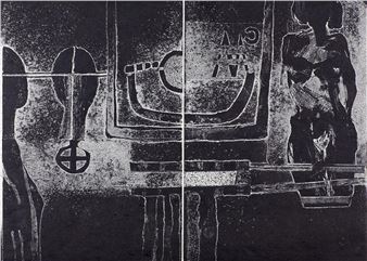 Untitled (Diptych) - Udo Sellbach