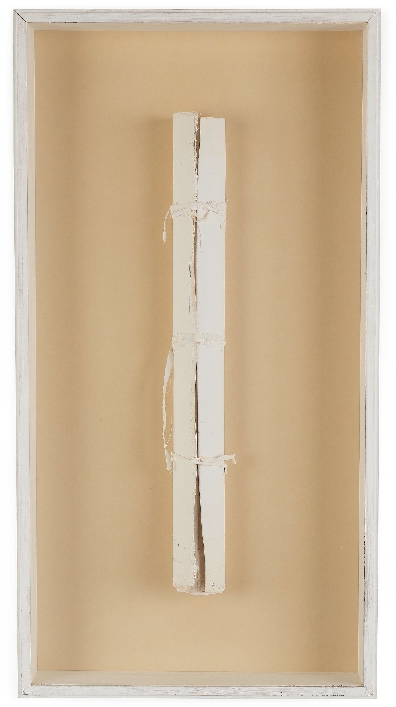 Artwork by Rune Hagberg, Untitled, Made of Mixed media, object in white wooden frame