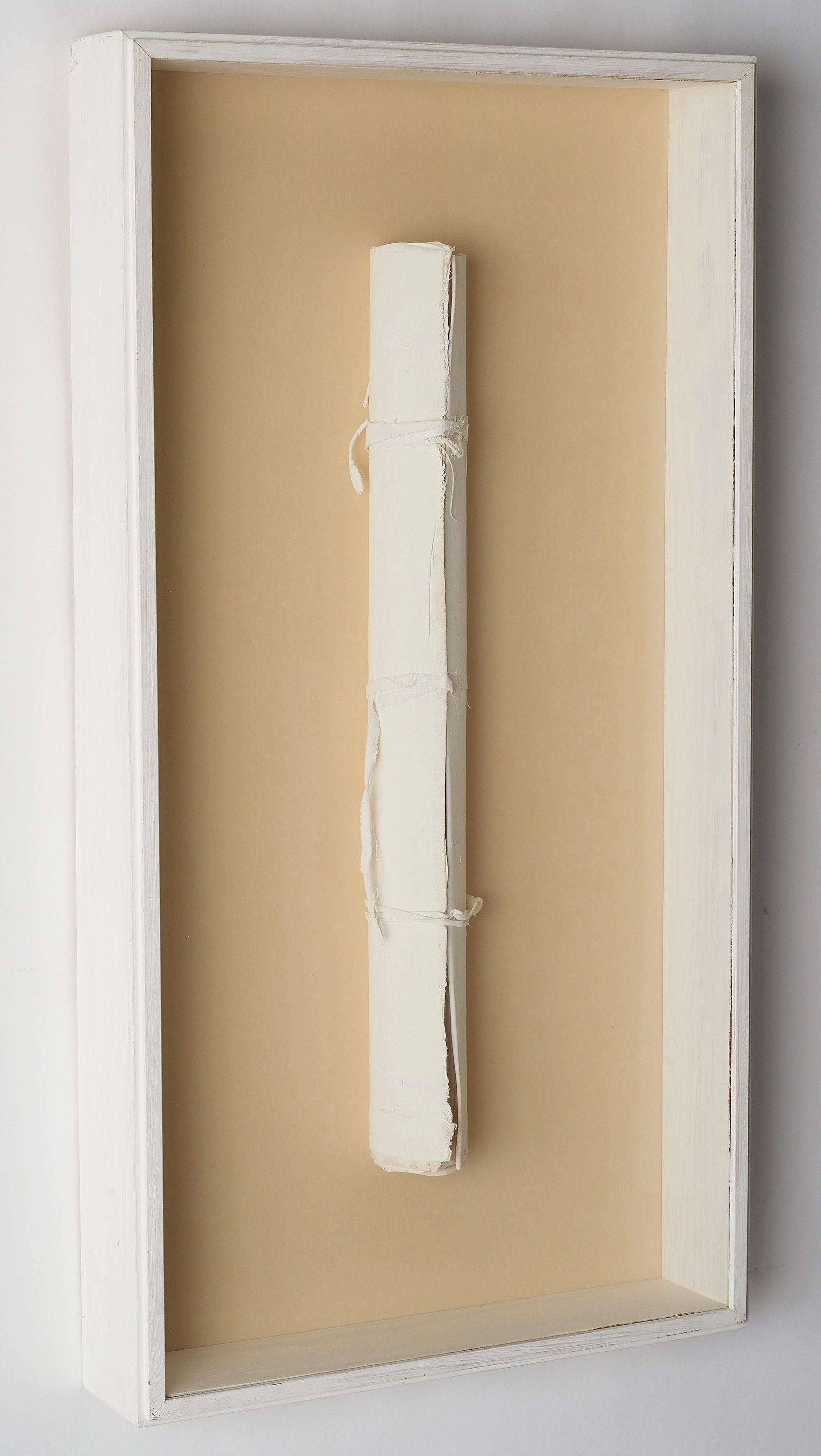 Artwork by Rune Hagberg, Untitled, Made of Mixed media, object in white wooden frame