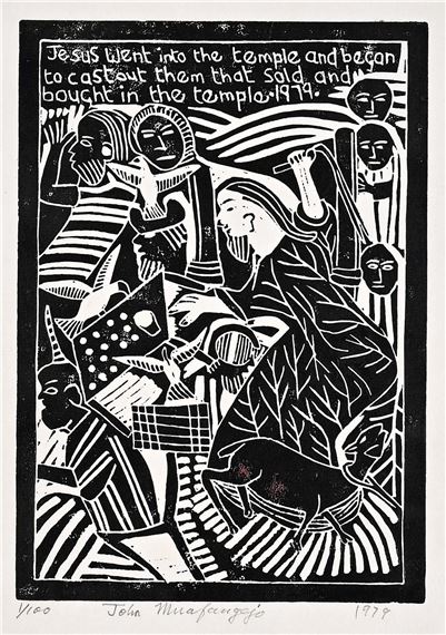 JESUS WENT INTO THE TEMPLE AND BEGAN TO CAST OUT THEM THAT SOLD AND BOUGHT IN THE TEMPLE