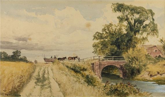 horses and wagon
 by James Scott Kinnear