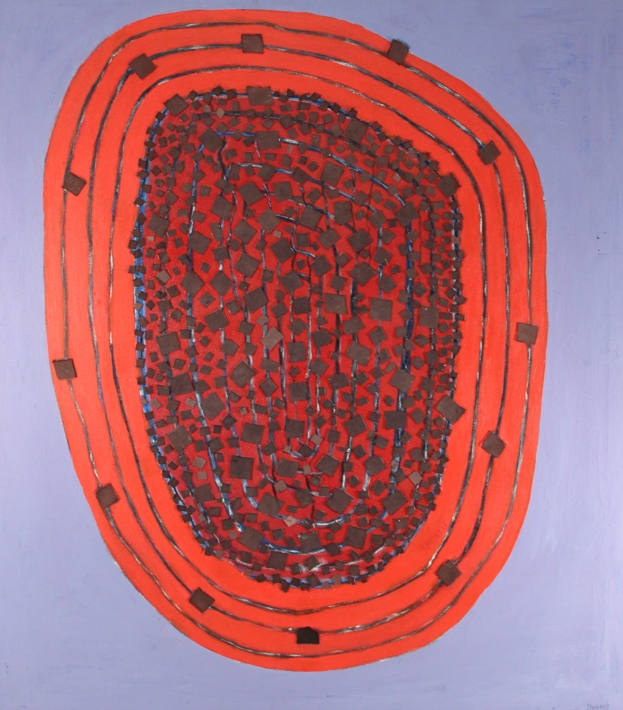 Artwork by Clara Shainess, Abstract, Made of Mixed media on canvas