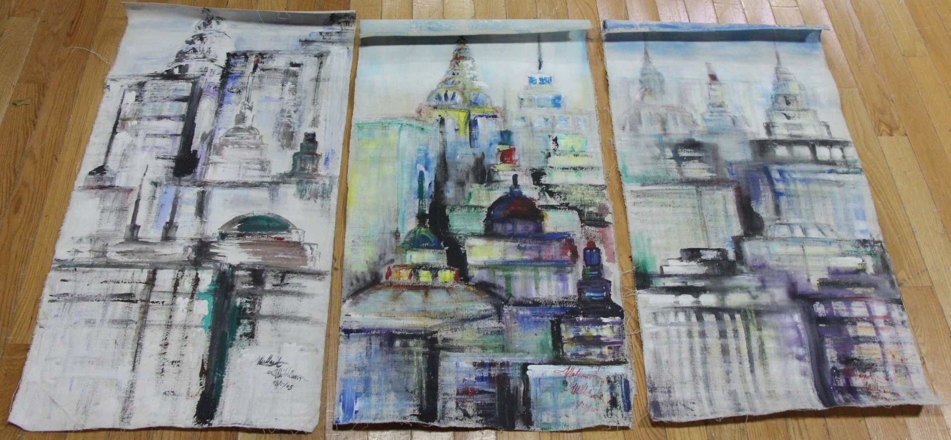 Walford Williams Abstract scenes (2005) MutualArt