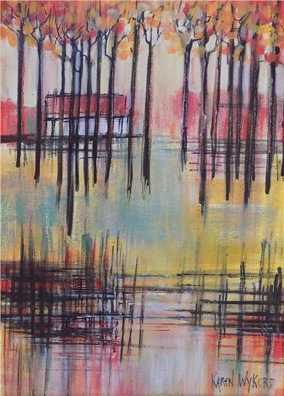 Flamboyant Treescape by Karen Wykerd