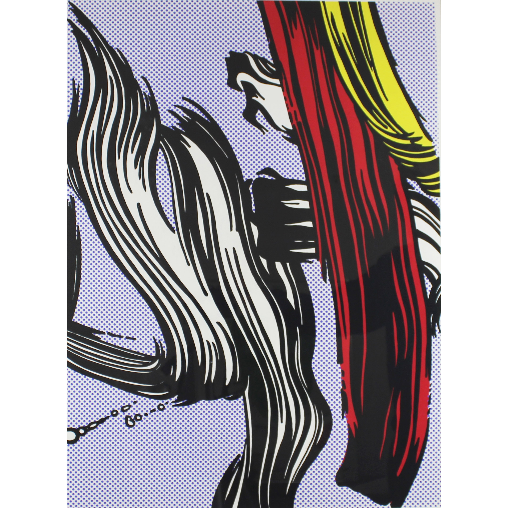 Artwork by Roy Lichtenstein, Brush Strokes, Made of Screenprint