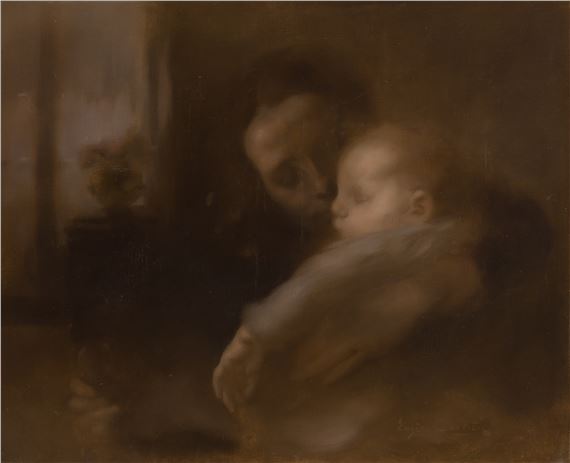Mother and Child by Eugène Carrière