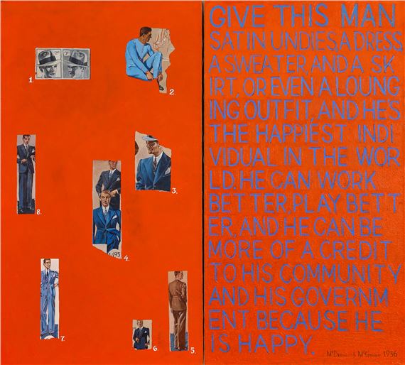 Give this man (diptyque) by David McDermott, Peter Thomas McGough