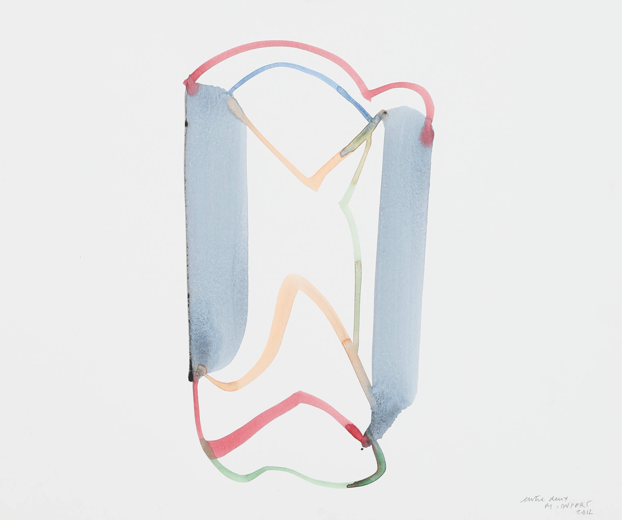 Artwork by Michel Duport, Untitled, Made of Watercolor on papers