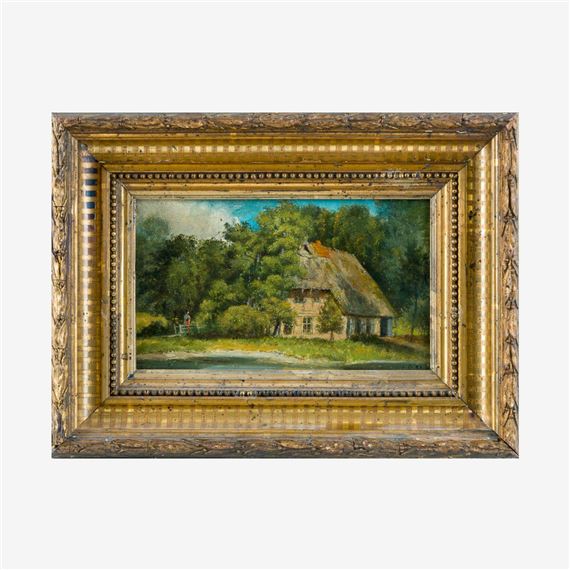 Reetgedecktes Haus - Monogrammist H.D.