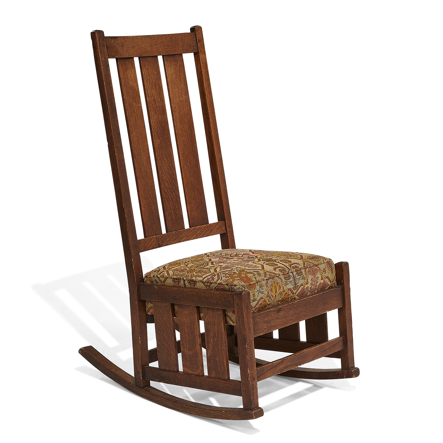 Gustav Stickley | sewing rocker | MutualArt