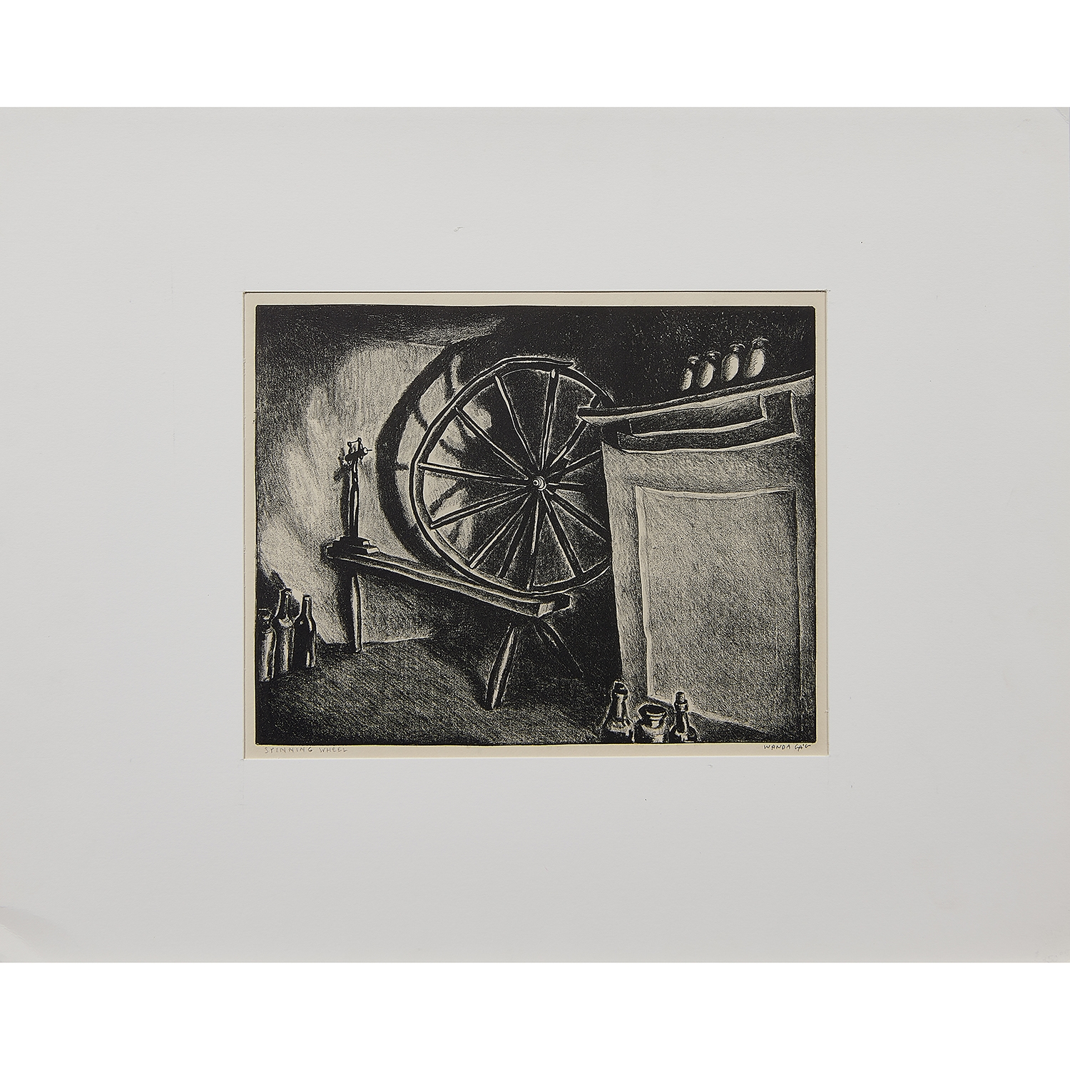 Wanda Gág Spinning Wheel (1927) MutualArt