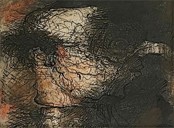 Portrait of a man in profile by Denis Pouppeville, 2006