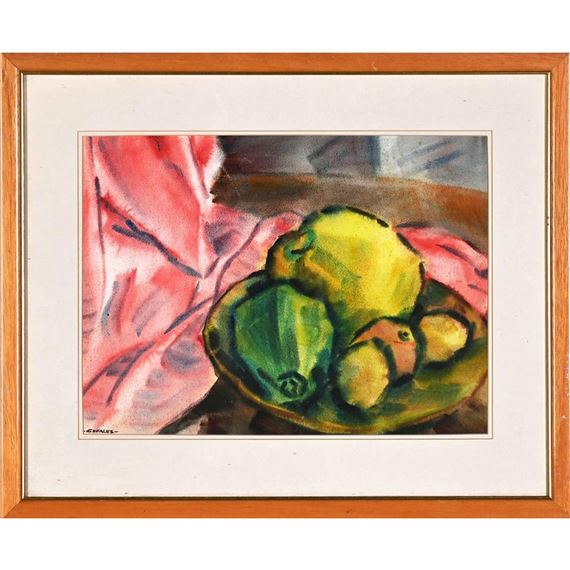 Still Life with Papaya, Oranges and Lemons by Richard Cheales