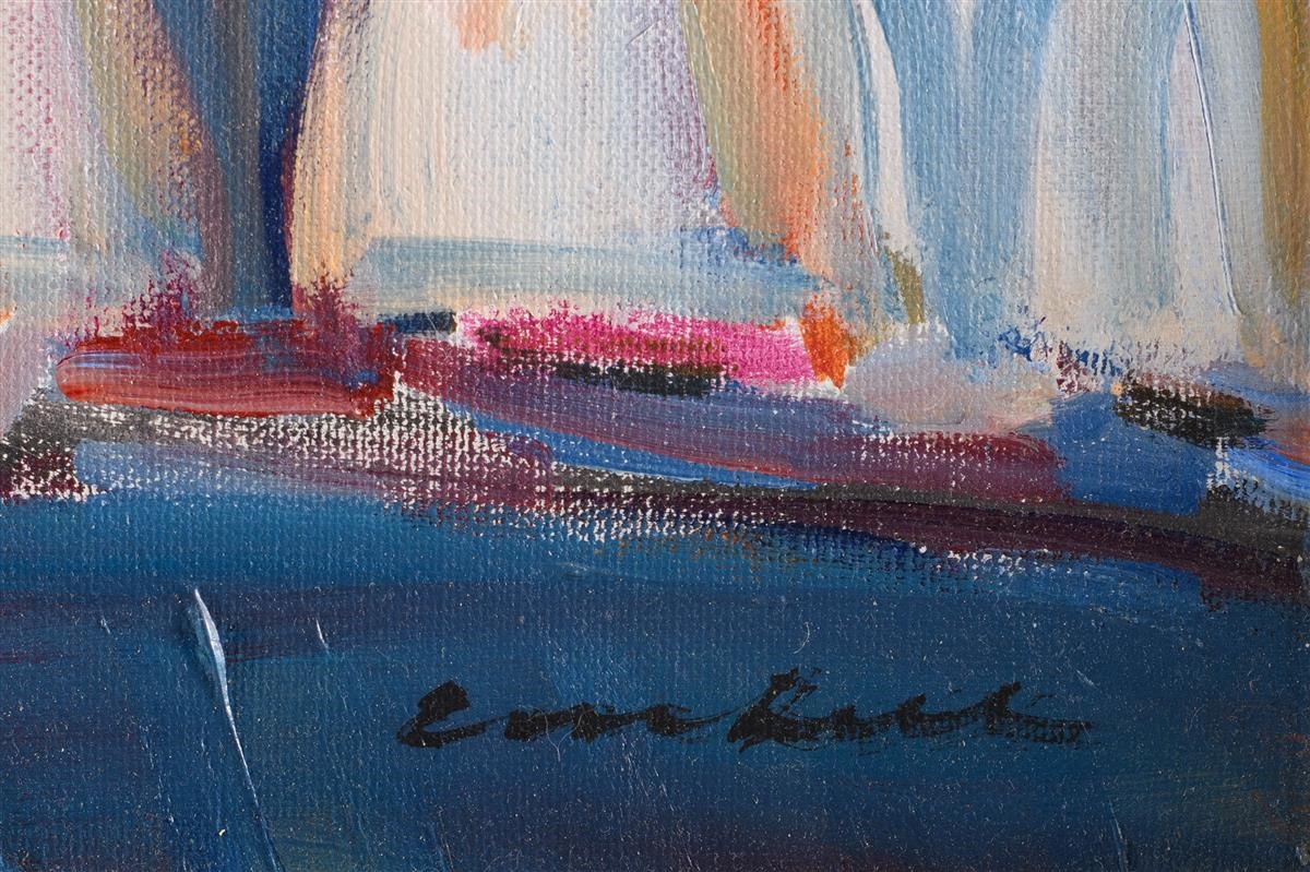 Artwork by Beverly Erschell, STILL LIFE - ROSE PARLOR, Made of Oil on canvas