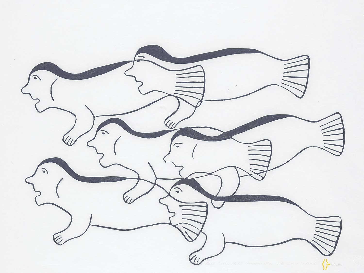 Half Human Half Fish Creature
