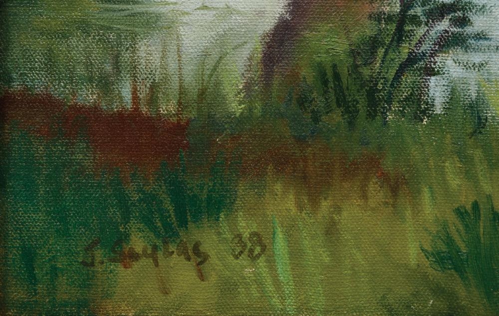 Artwork by Jacques Soulas, Audubon Park, Made of acrylic on canvas