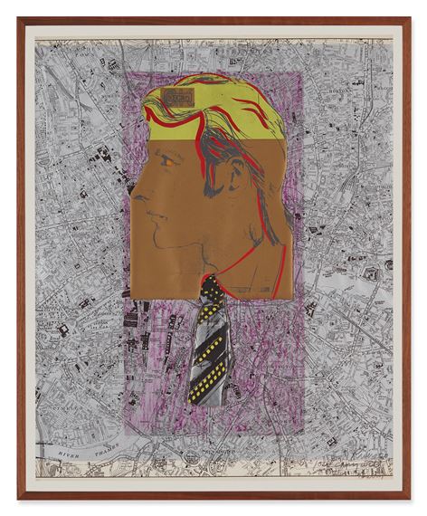Larry Rivers | Map with Fraser (66) | MutualArt
