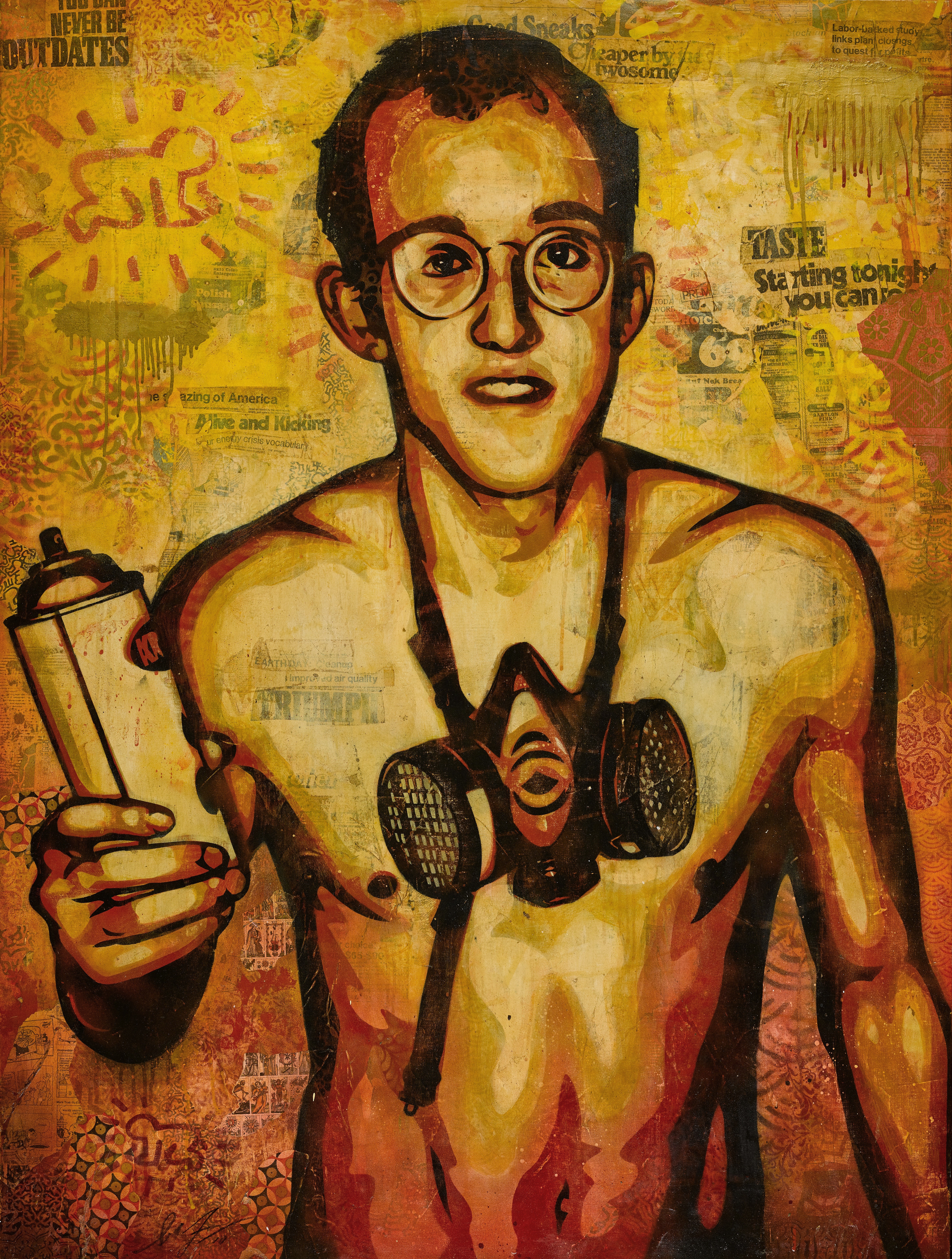 Keith Haring (2) by Shepard Fairey, 10
