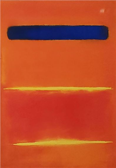 Orange- Red- Blue by Mark Rothko