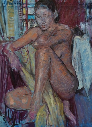 Artwork by Paolo Ghiglia, NUDO, Made of Oil on canvas