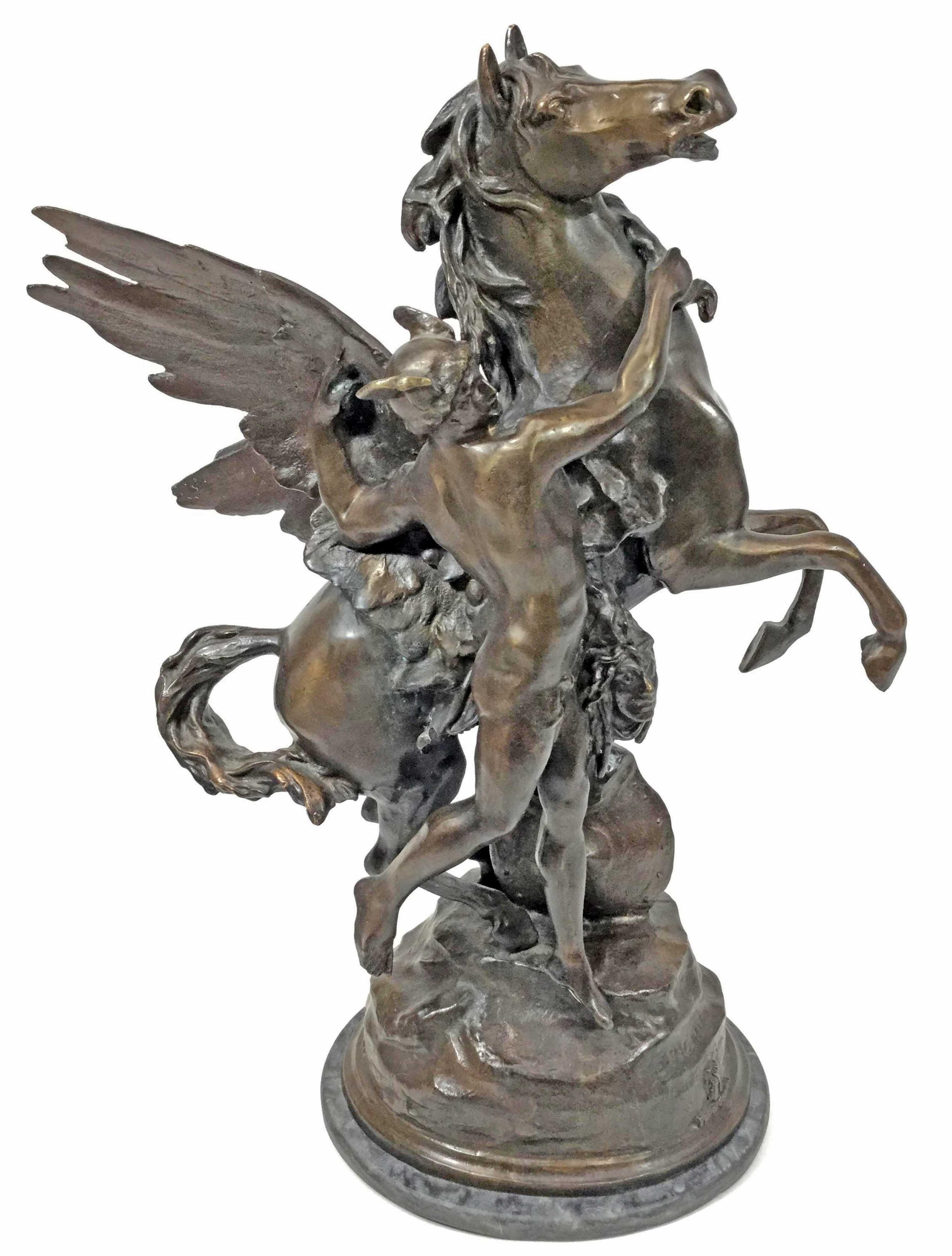 Emile-Louis Picault | Perseus and Pegasus with the head of Medusa ...