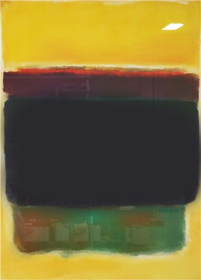 Green on Red by Mark Rothko
