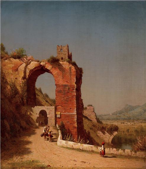 The Arch of Nero at Tivoli by Sanford Robinson Gifford, Painted circa 1871-1879