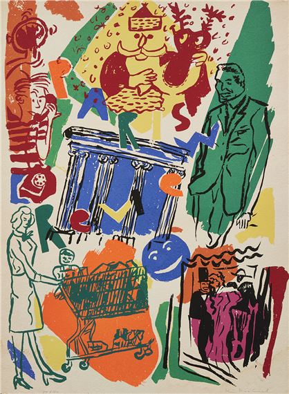 Paris Review by Kim MacConnel, 1982