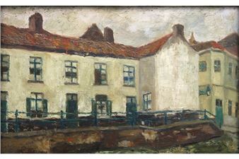 “Zicht van de vroegere St-Hubertusstraat te Gent” - Jan Deporre